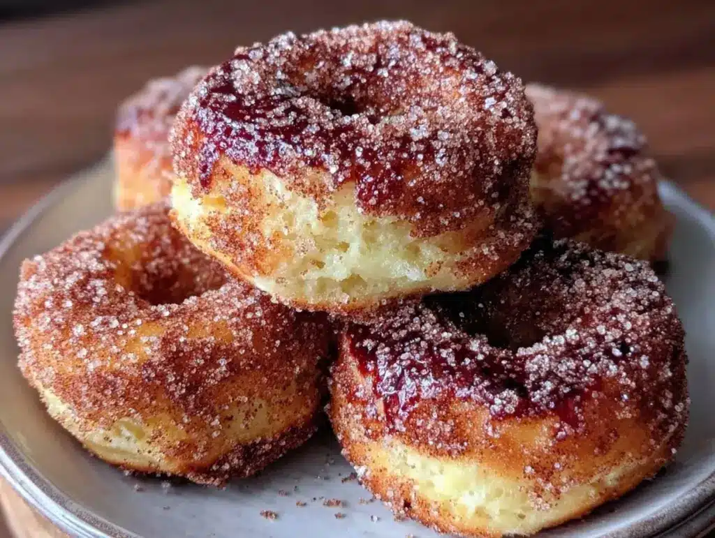 Luftfrittierter Zimtzuckerdonut - featured image