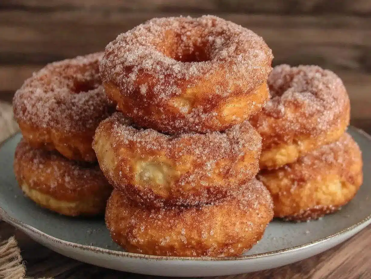 Luftfrittierter Zimtzuckerdonut: Einfach & Günstig 4 Luftfrittierter Zimtzuckerdonut preparation steps