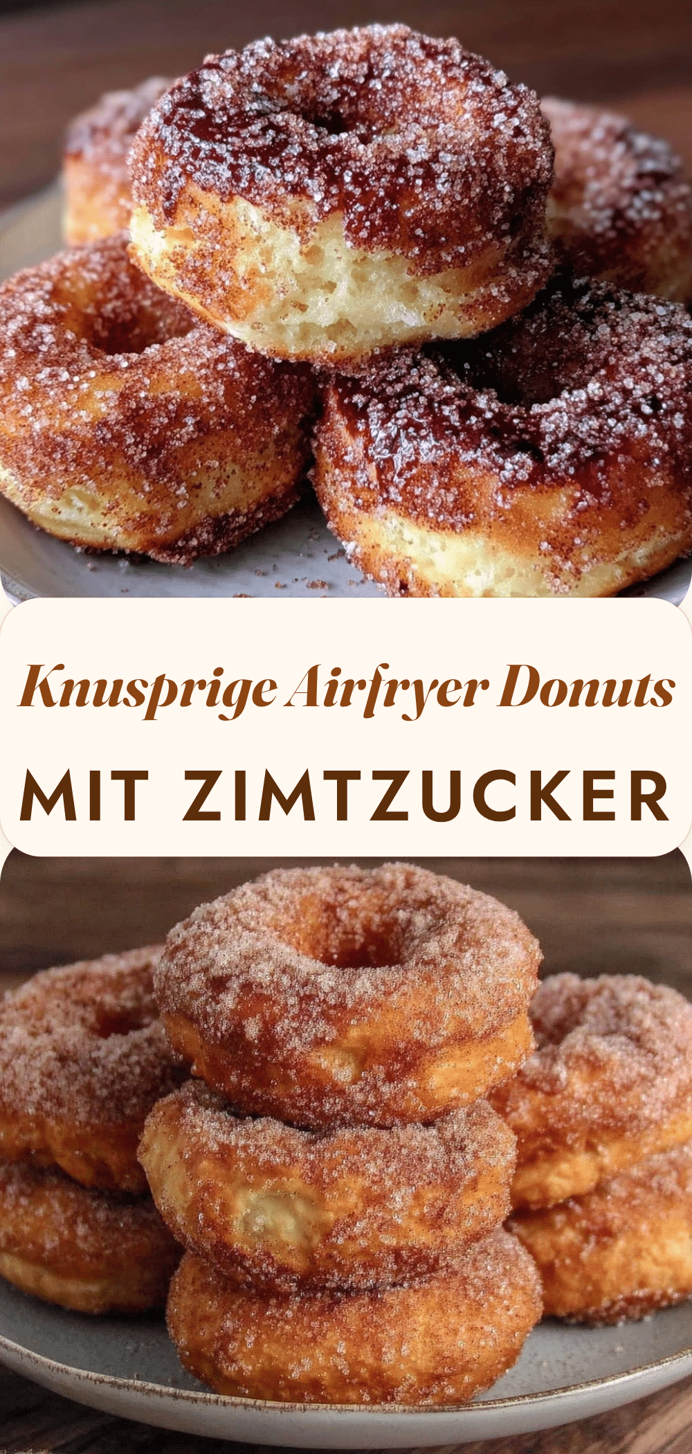 Luftfrittierter Zimtzuckerdonut: Einfach & Günstig 5 Luftfrittierter Zimtzuckerdonut recipe