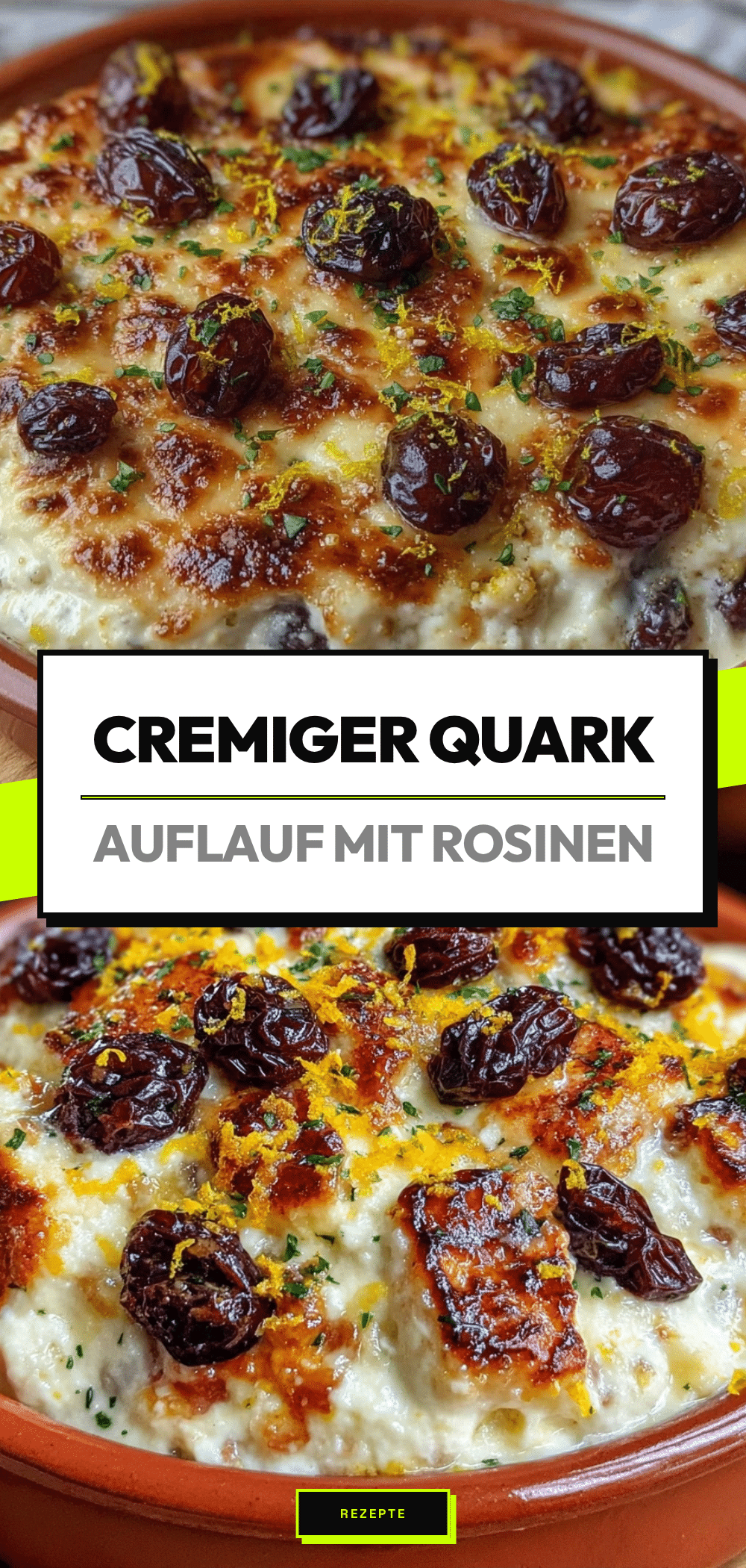 Quarkauflauf mit Rosinen: 5 günstige Rezepte 5 Quarkauflauf mit Rosinen recipe