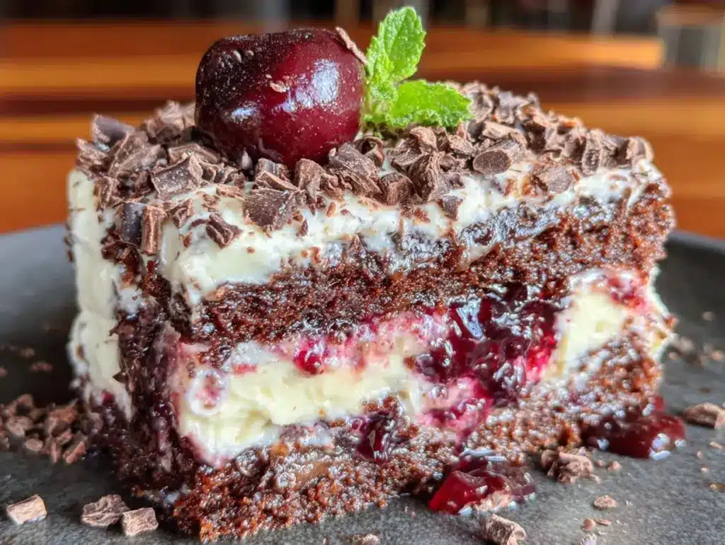 Schwarzwälder Kirsch Torte einfaches Rezept für Geburtstage - featured image