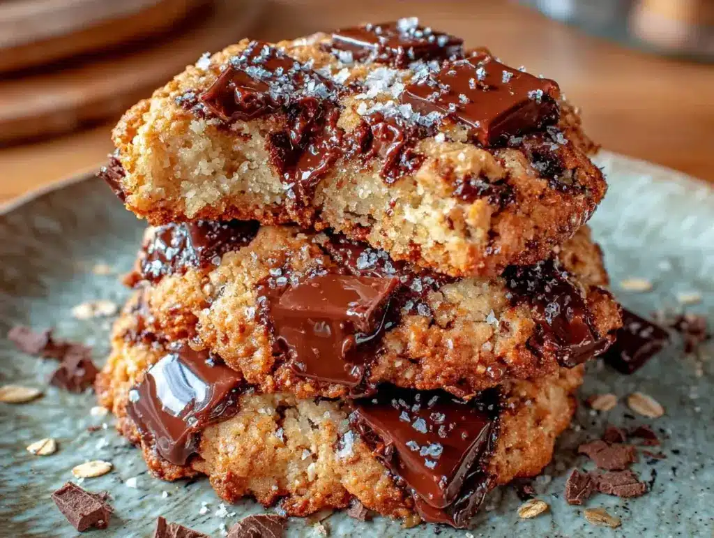 veganen Haferflocken-Cookies - featured image