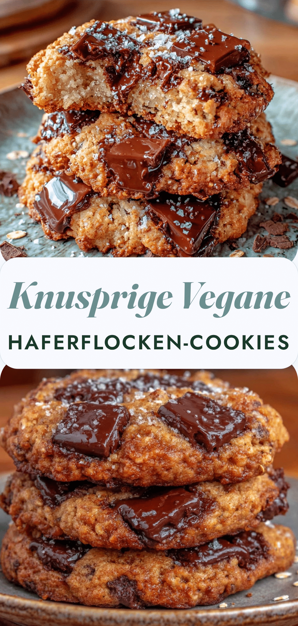 Vegane Haferflocken-Cookies: Günstig, Kinderliebling & Einfach 5 veganen Haferflocken-Cookies recipe