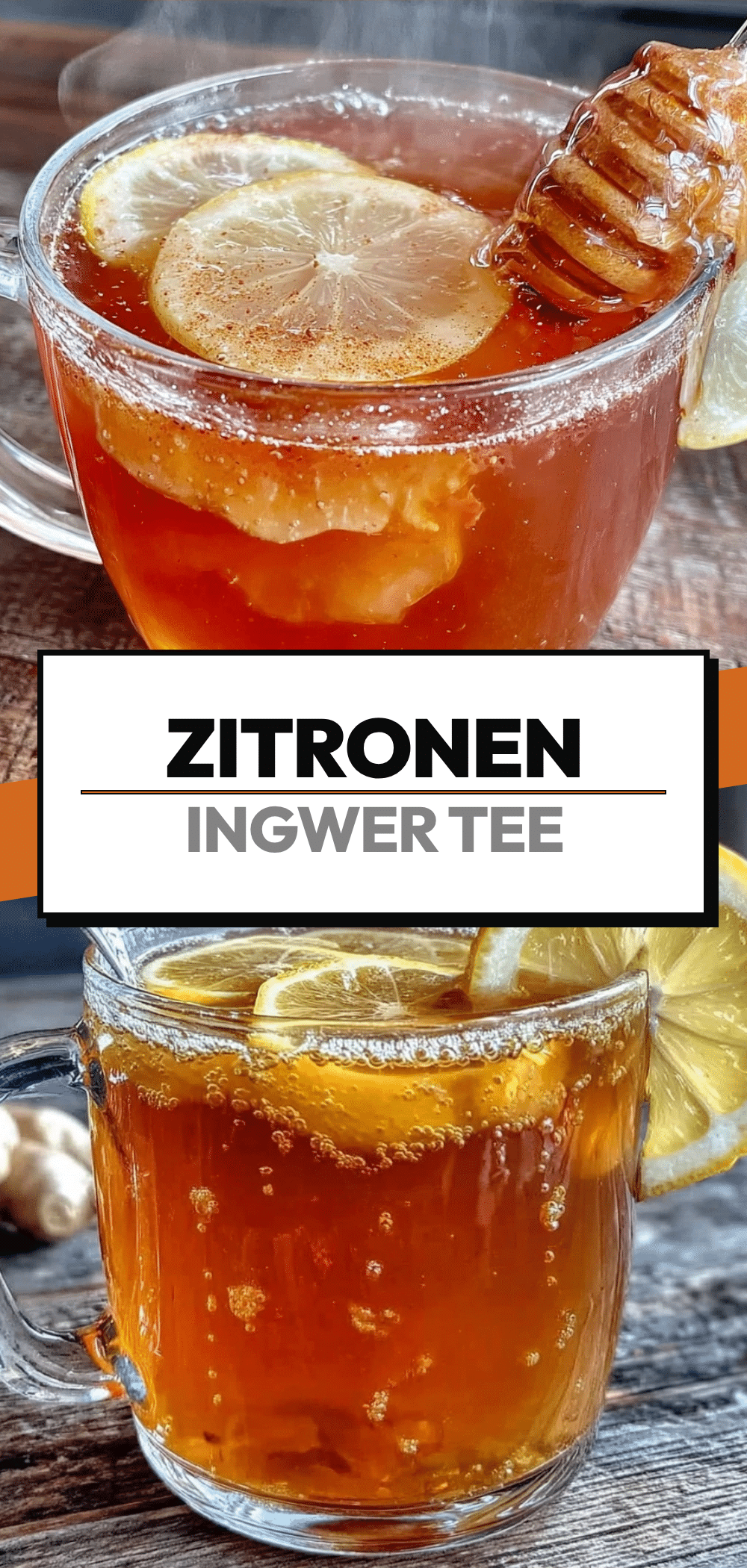Wärmender Zitronen-Ingwer Tee: 2 Liter für 1 Euro 5 wärmender Zitronen-Ingwer Tee recipe